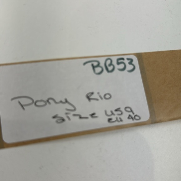 Pony Sneakers Rio Suede Turquoise Sneakers Size 9 - Picture 10 of 10